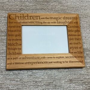 Vintage Laser Wood 4x6 Frames Children are the magic dreams…